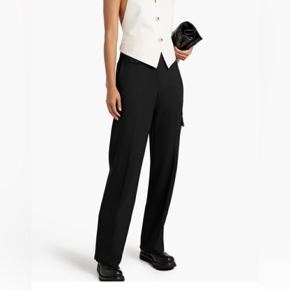 Helmut Lang Cargo Utility Suit Pants in black NWT. 6